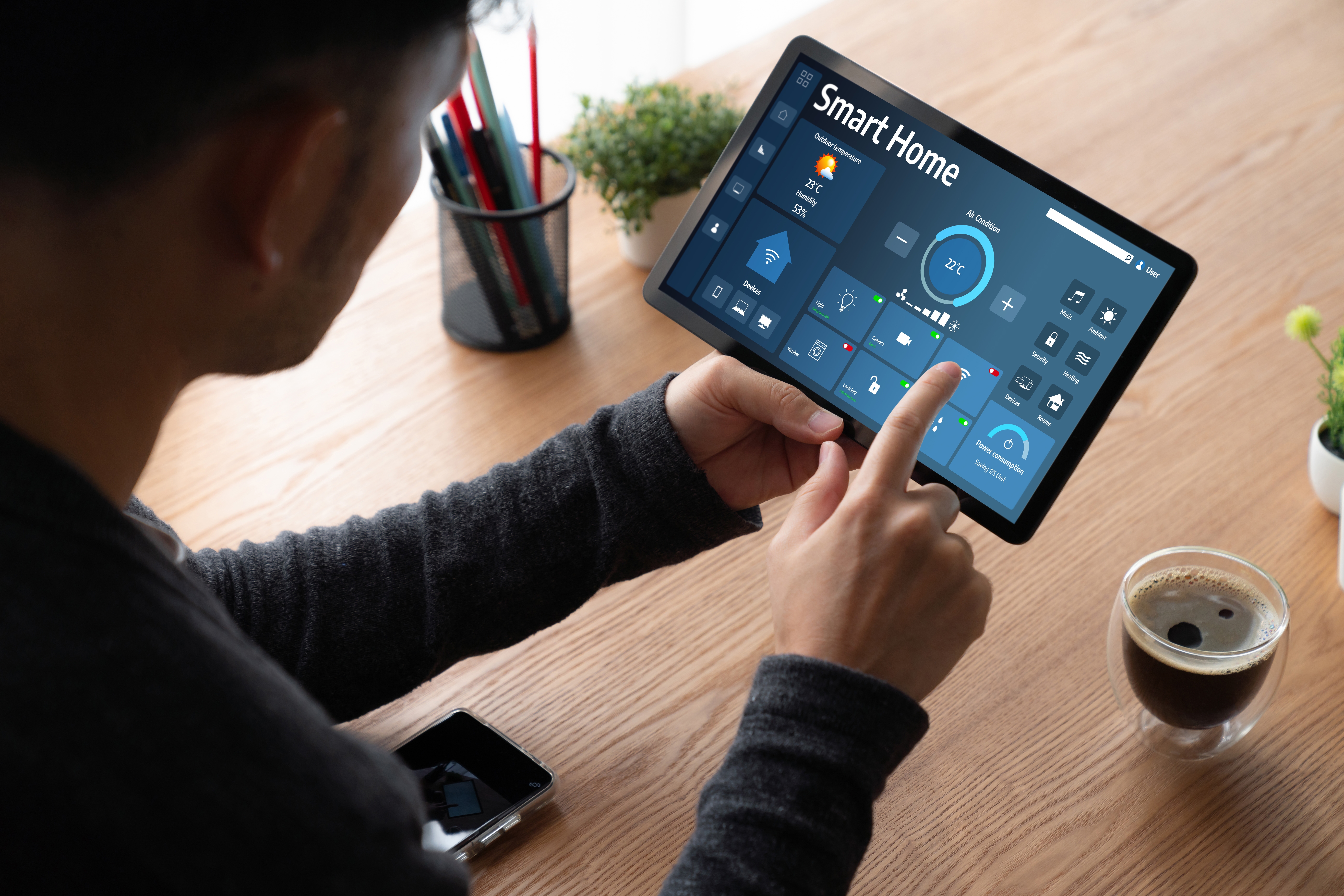 Smart home integration UK tablet
